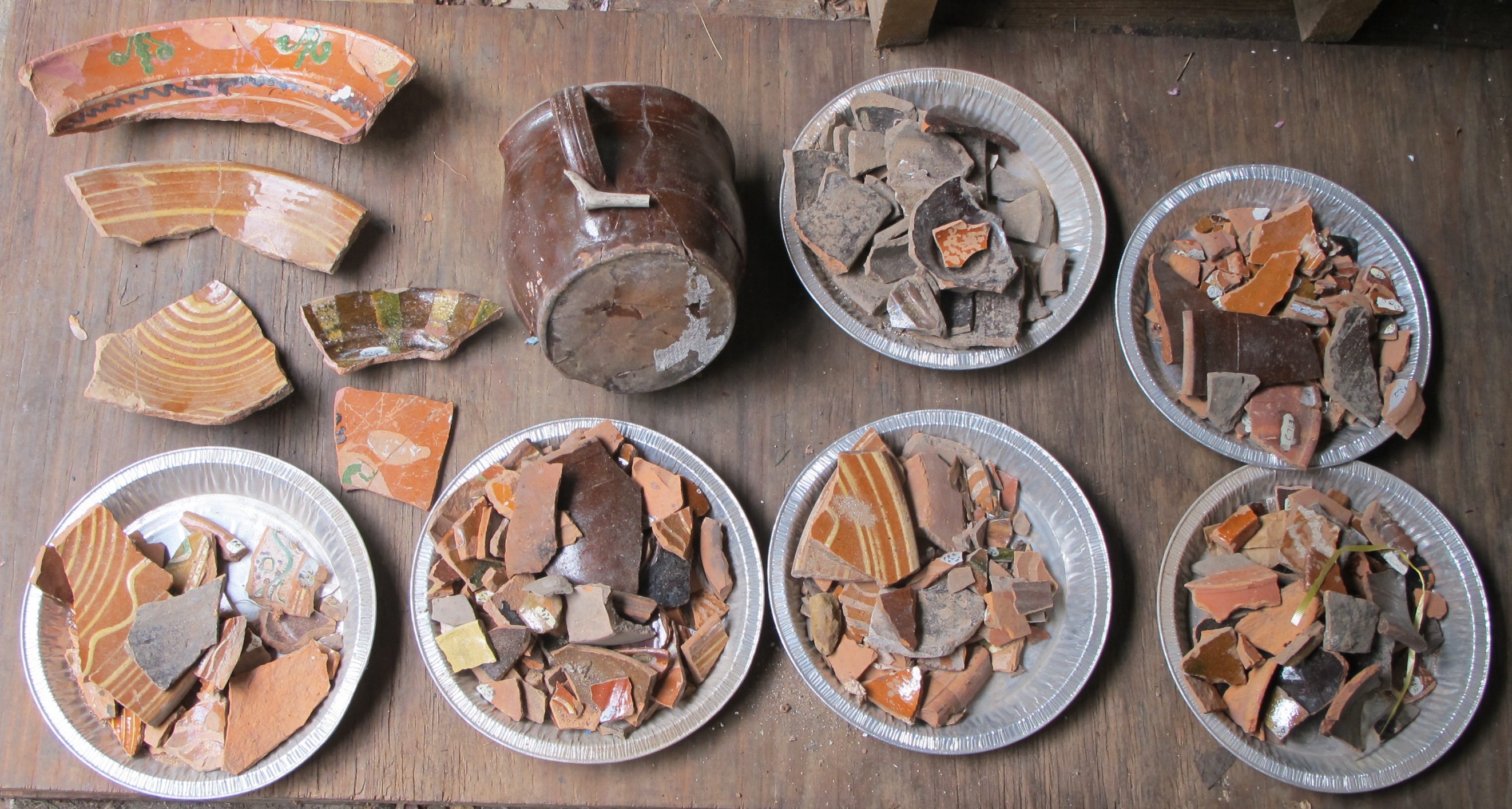 Mouns Jones House, image #4, archaeological dige (2012)