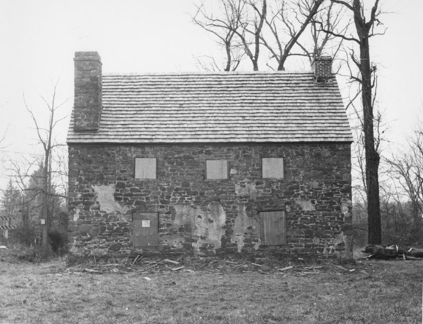 Mouns Jones House, east elevation view (c.1967)