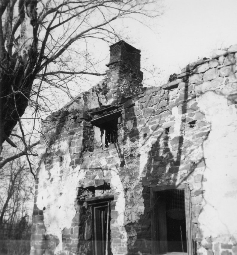 Mouns Jones House, detail of southwest perspective view (c.1958-1965)