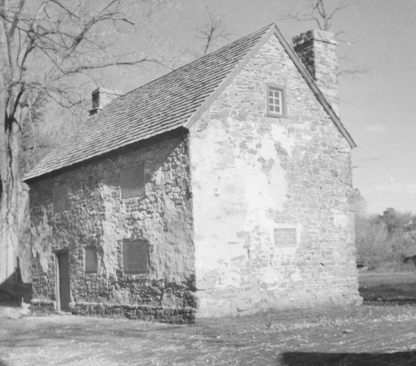 Mouns Jones House, southwest perspective view (XXXX)