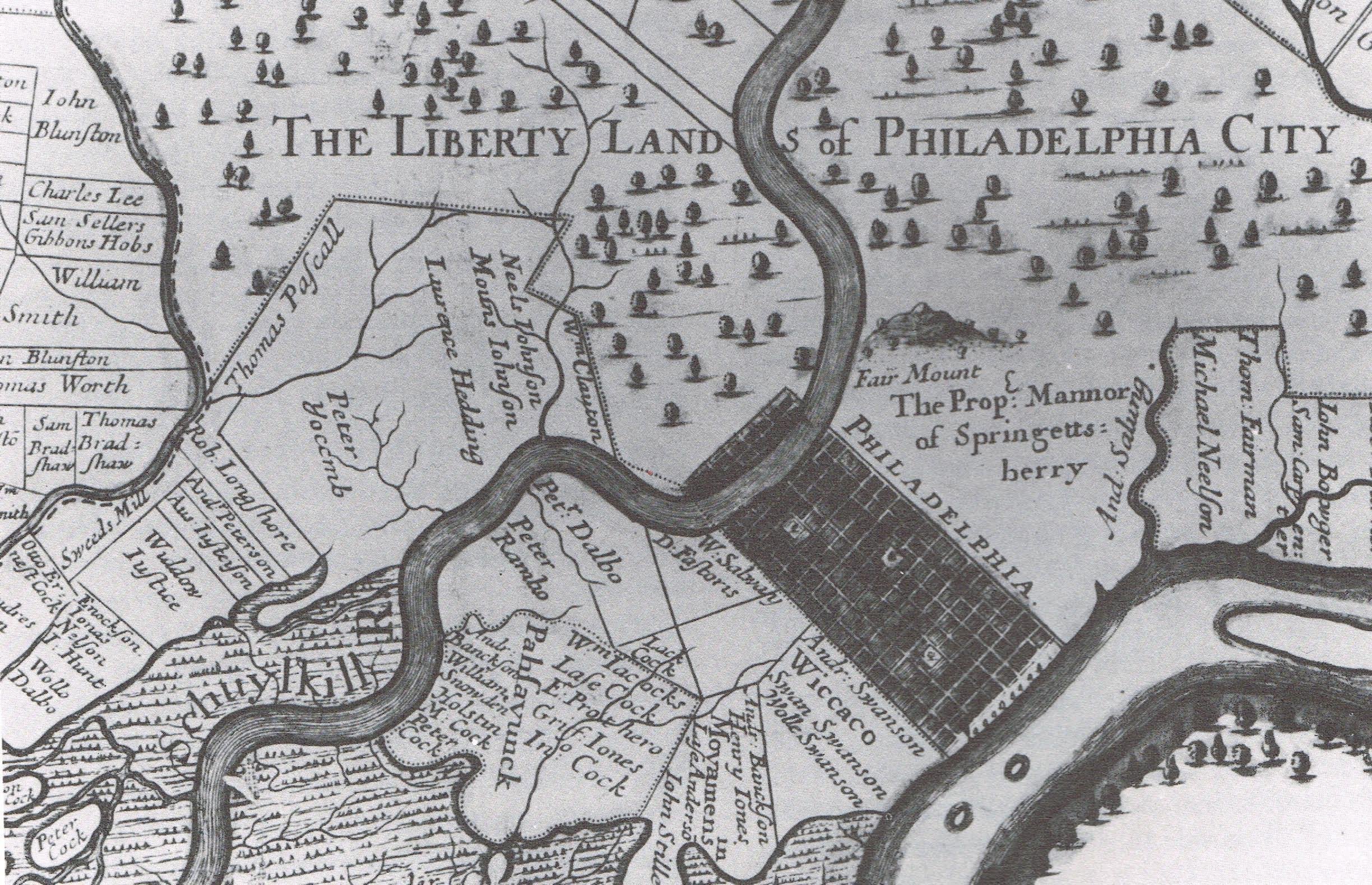 Thomas Holmes’ map of Pennsylvania (c.1688)