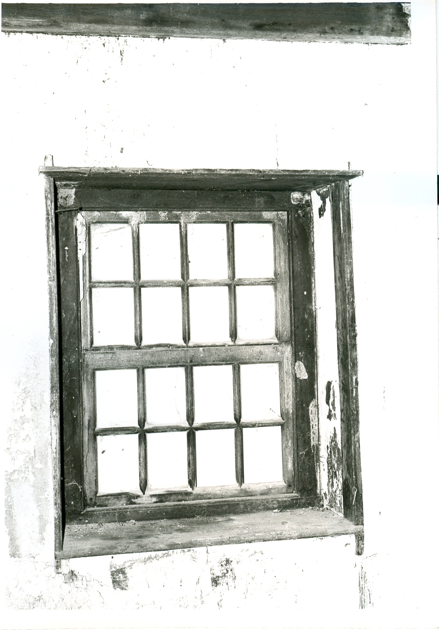 DeTurk, interior view of first-floor window in south gable wall (1973)