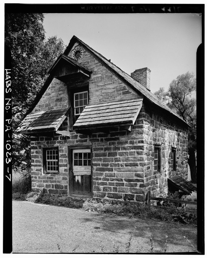 Deturk House, SE perspective view (1941)