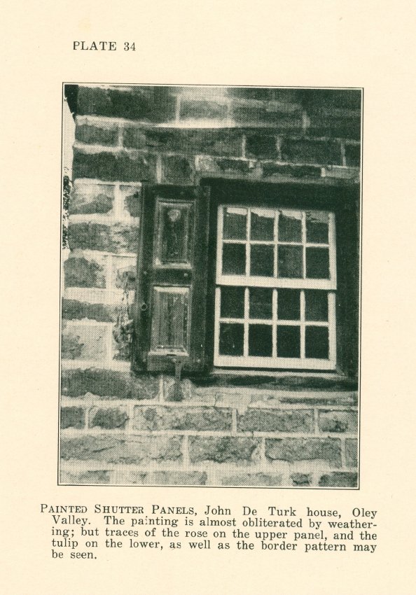 DeTurk House, painted shutter panels (c.1931)