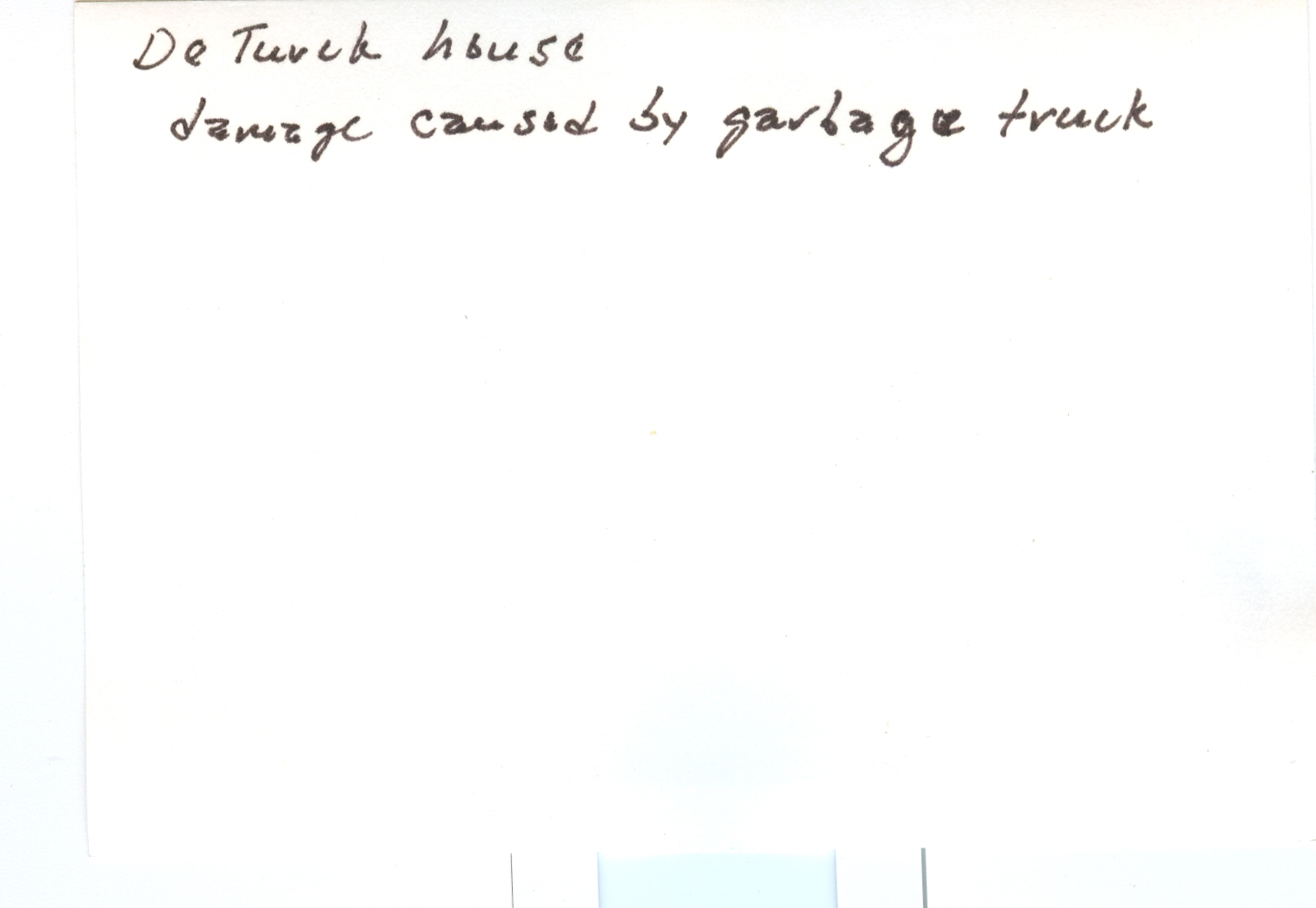 Reverse of photo