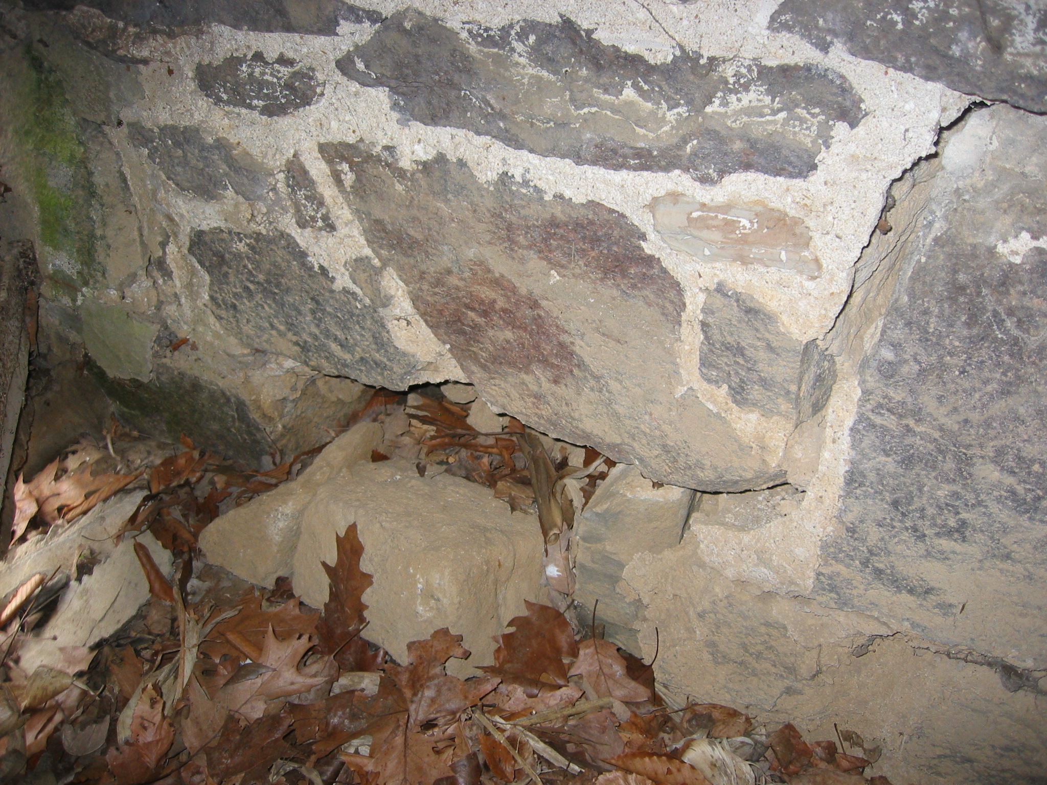 Masonry joint failure and displaced stone, image 1