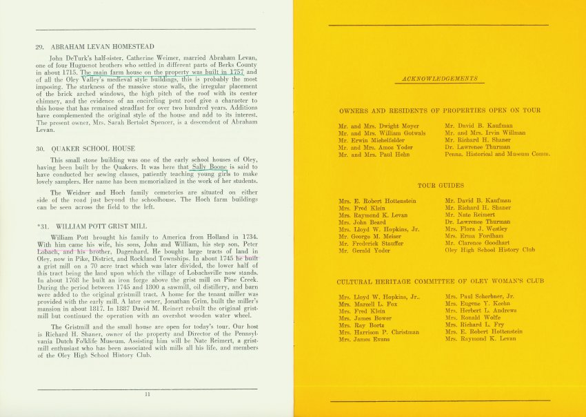 Page 11 & inside back cover