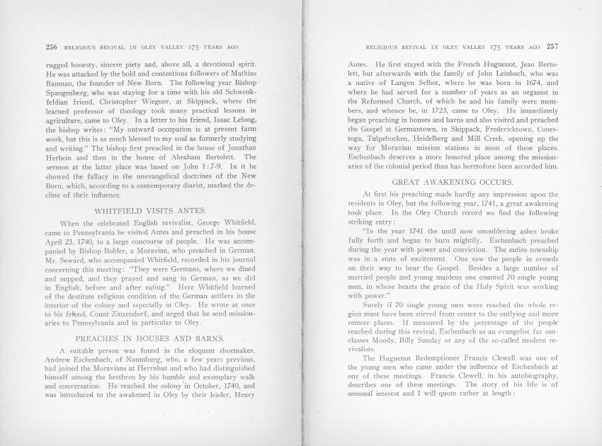 Pages 256 & 257