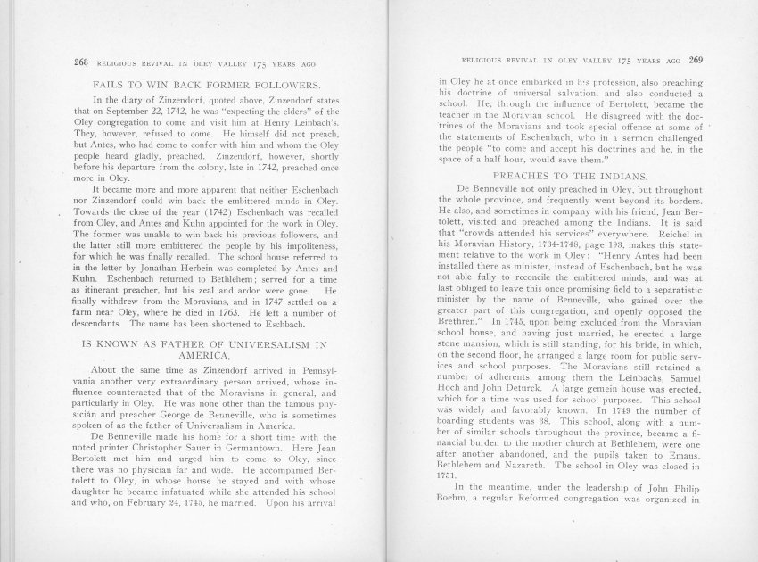 Pages 268 & 269