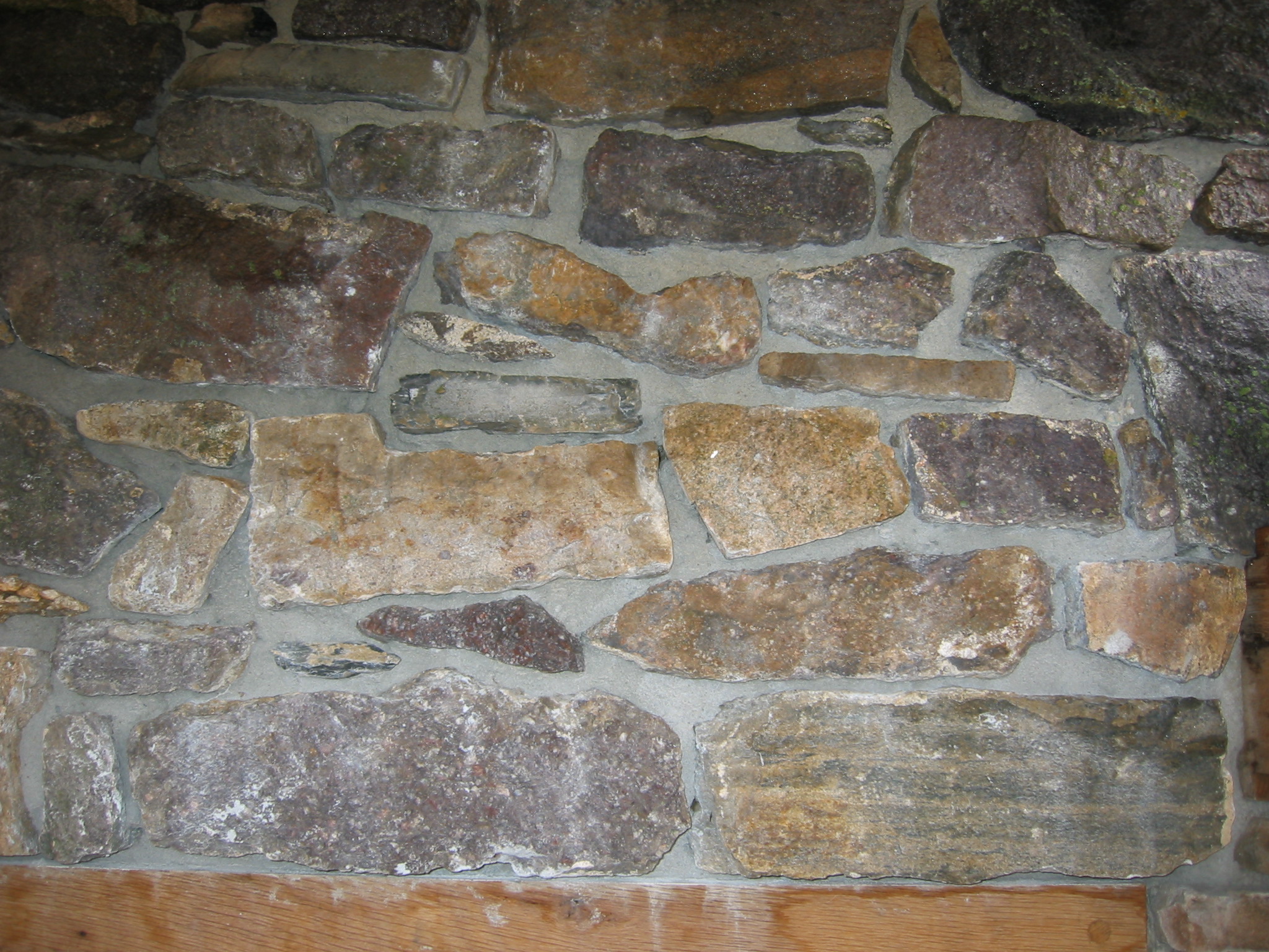 #18 - 1954:Restored wall, “mudded-in”, plumbed and ready for pointing