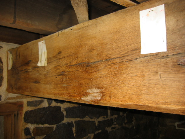 2372, 5/23/10: restored summer beam after re-installation in pocket