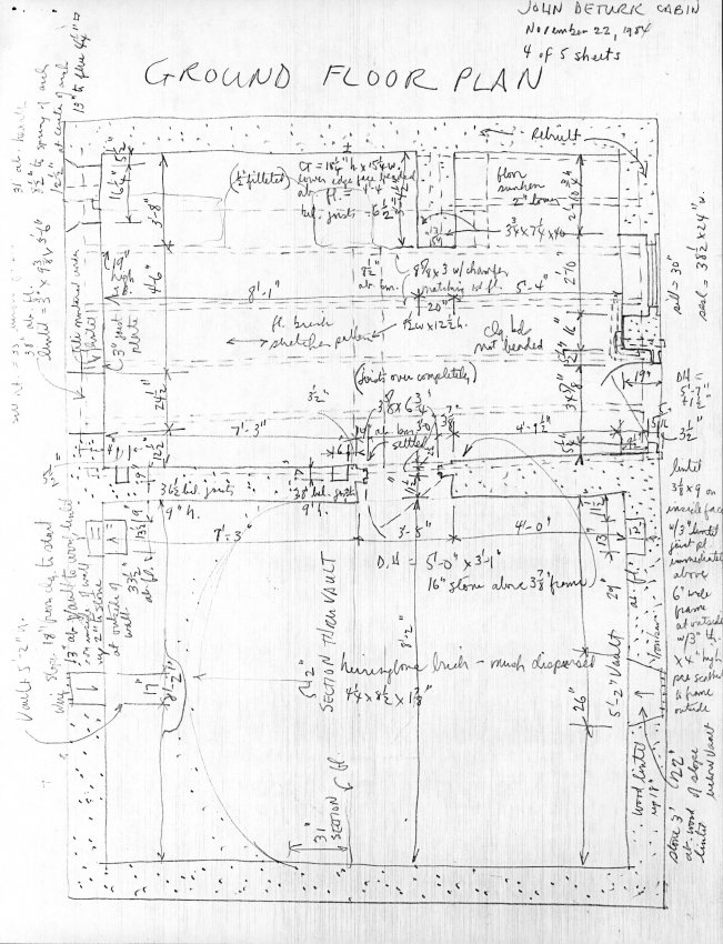 DeTurk House, unfiled HABS drawings 4 of 5 (1984)