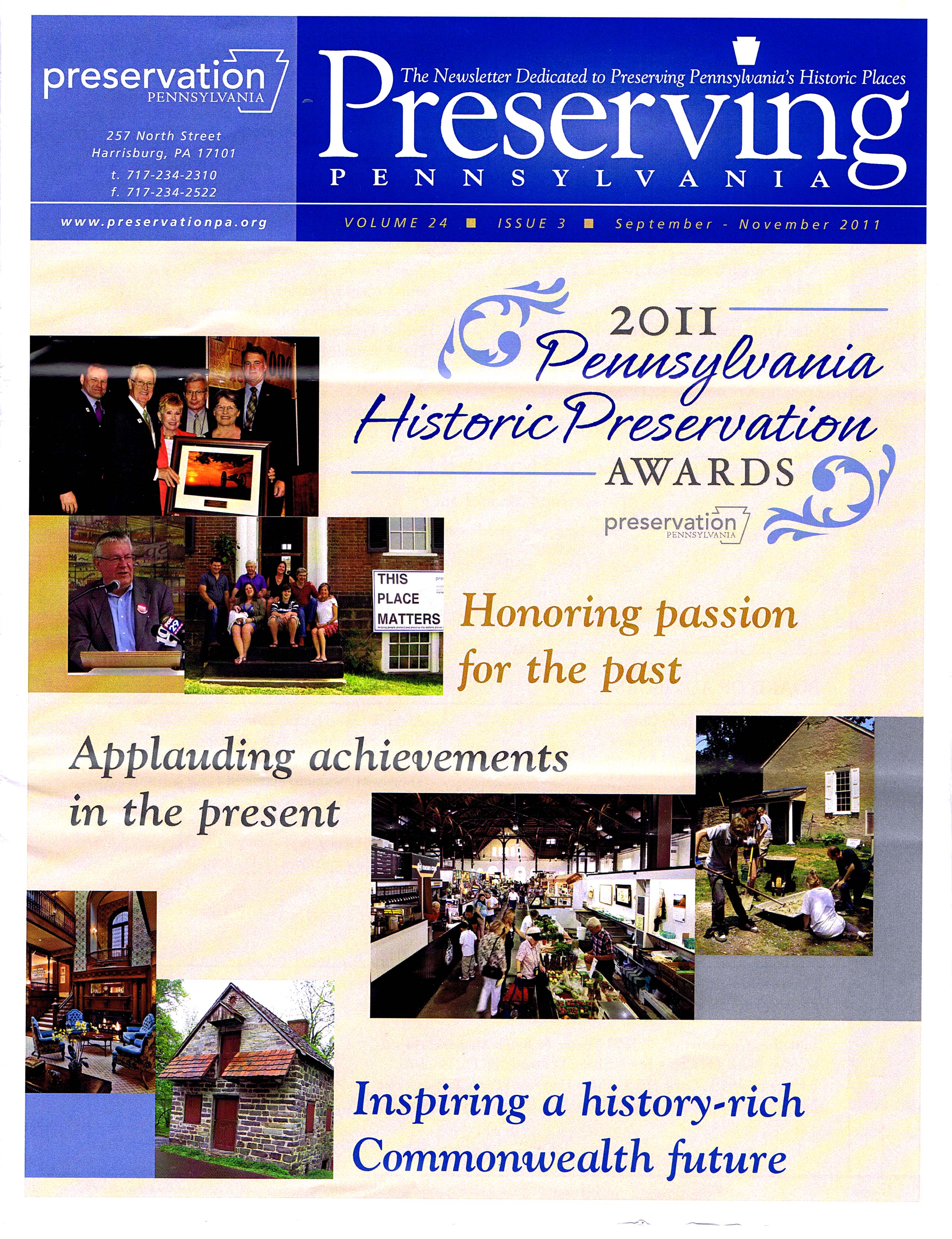 DeTurk House, Preservation Pennsylvania award, Image#2 (2011)