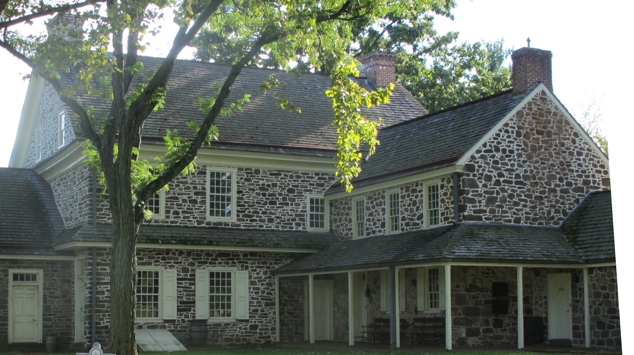 Image #15: Pottsgrove Manor, c. 1754, plastered cove cornices