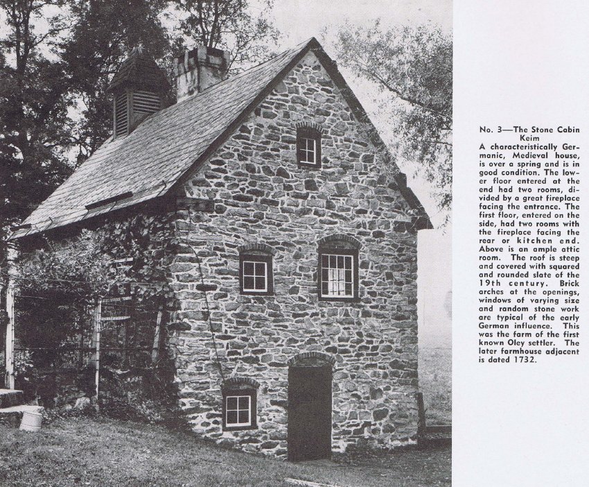 Keim perspective view from magazine photo, with caption (c.1954)