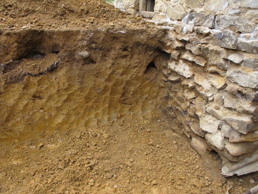 #4: Foundation,  Keim House, see detailed caption #4858