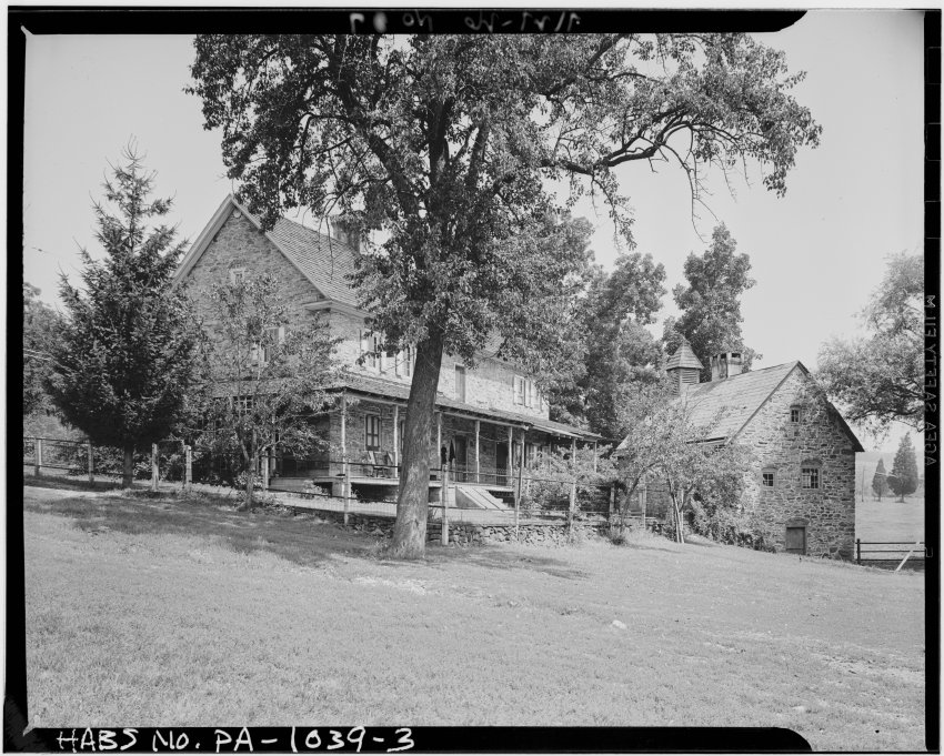 #12, KHPH8: c. 1941 HABS photo showing 1930s 2-wall porch