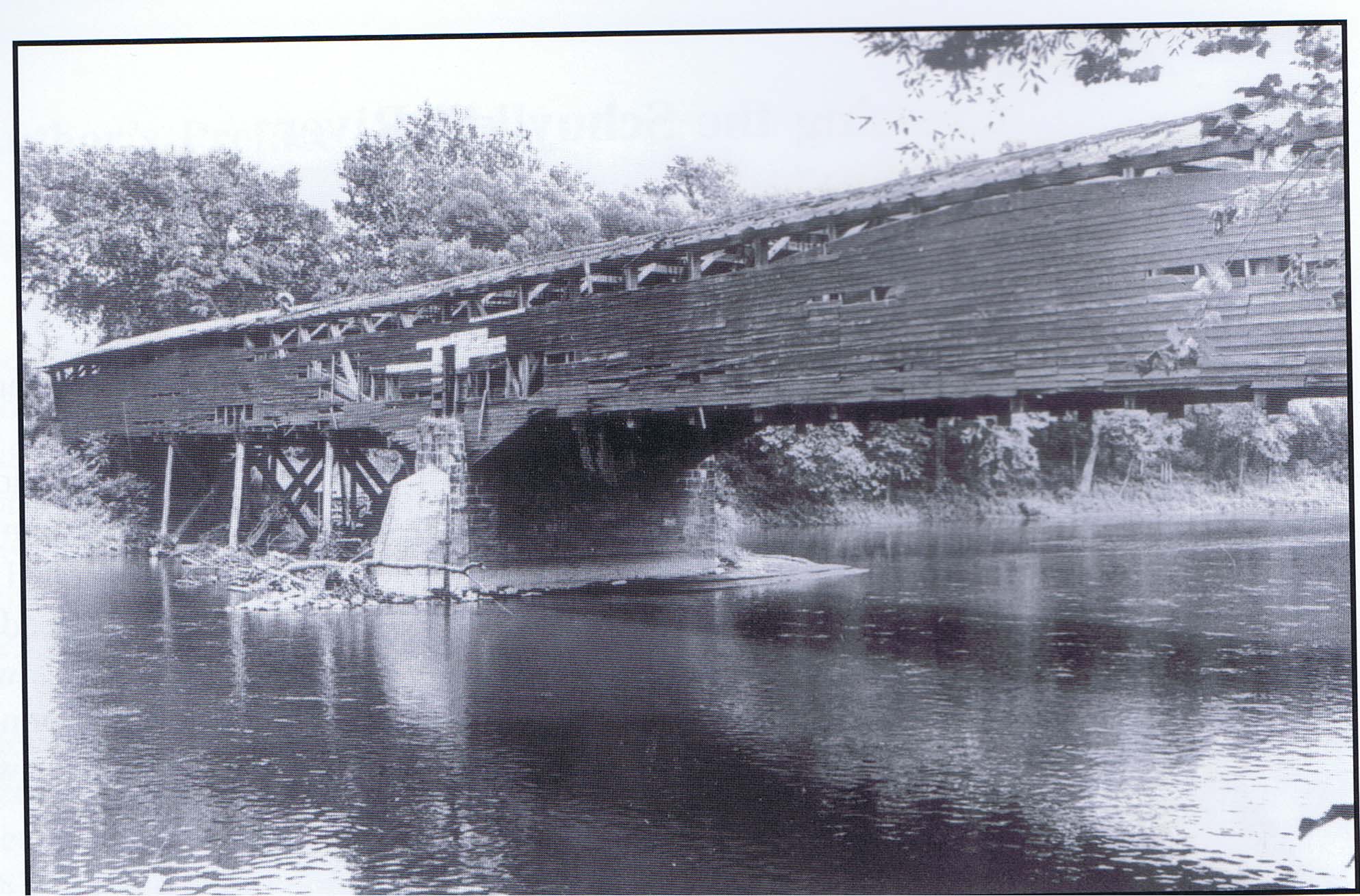 Moraltton Village, covered bridge exterior, image #3 (c.1950-1951)