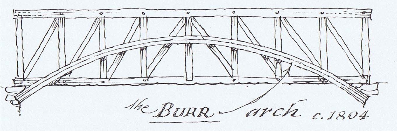 Moraltton Village, Burr arch drawing, image #5