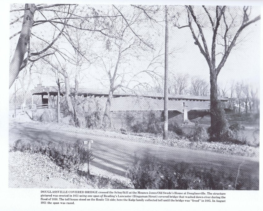Morlatton Village, covered bridge exterior, image #6 (c.1950-1951)