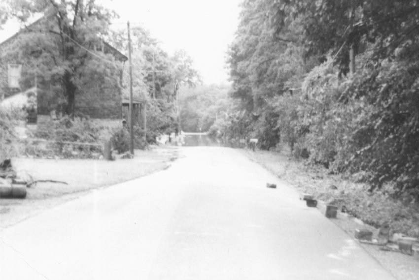 Moraltton village, aftermath of a 1972 flood