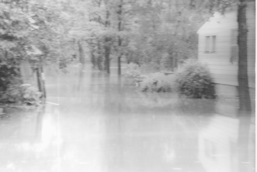 Morlatton Village, aftermath of 1972 flood