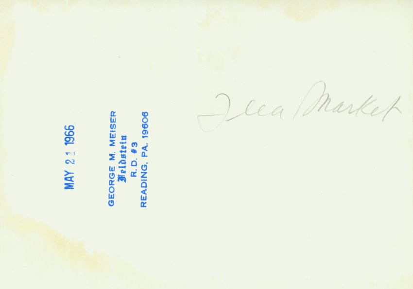 Morlatton Village, fundraising flea market, image #1verso (1966)