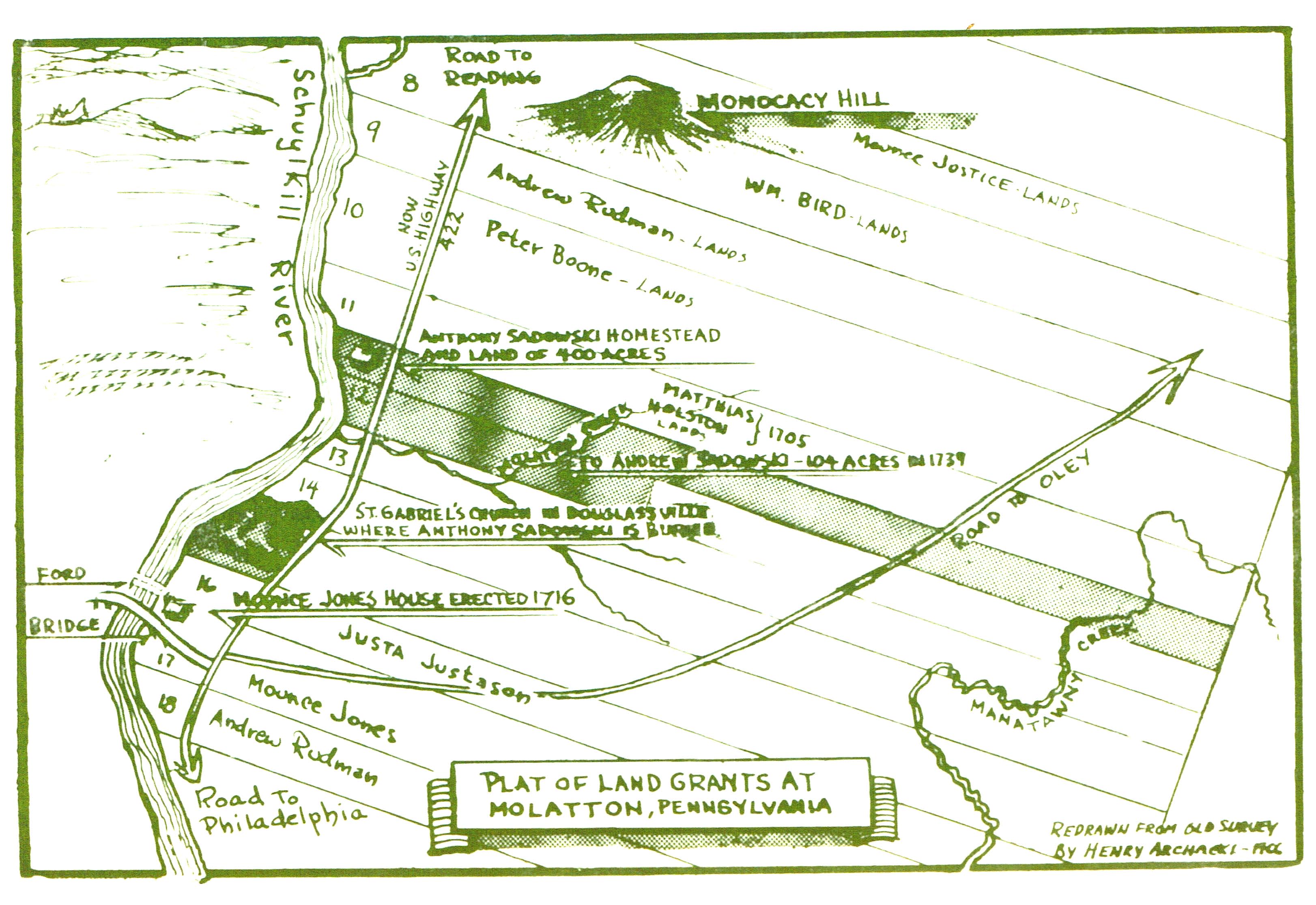 Morlatton, reproducewd map of Swedes' Tract, image#3