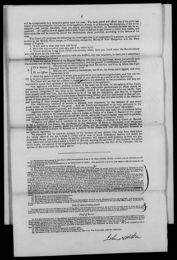 Image#9: Regulation Under the Act of June 7 1832, p.2 of 2