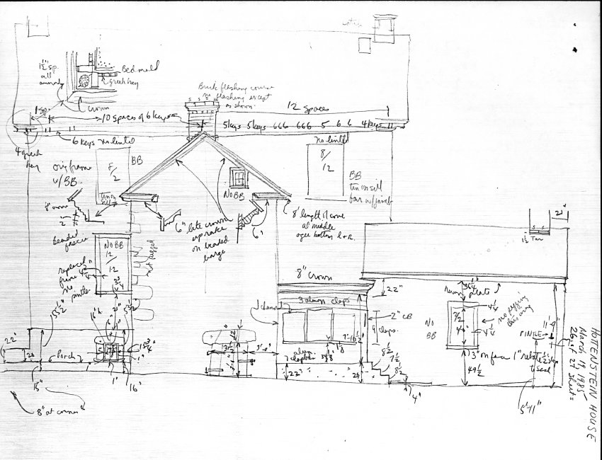 Hottenstein House, unfiled HABS field notes, page #26 (1985)