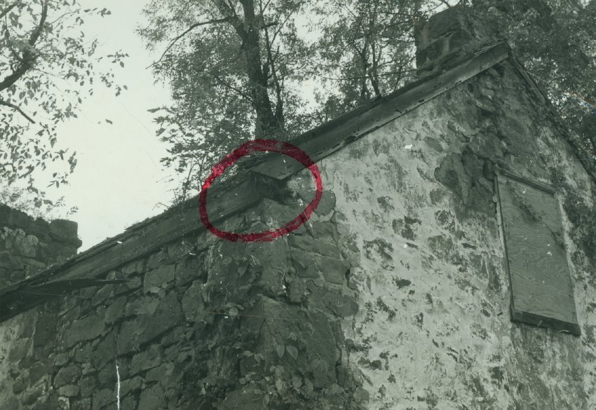 Fulp (Bridge Keeper's) House, detail of NE perspective view (c.1966-67)