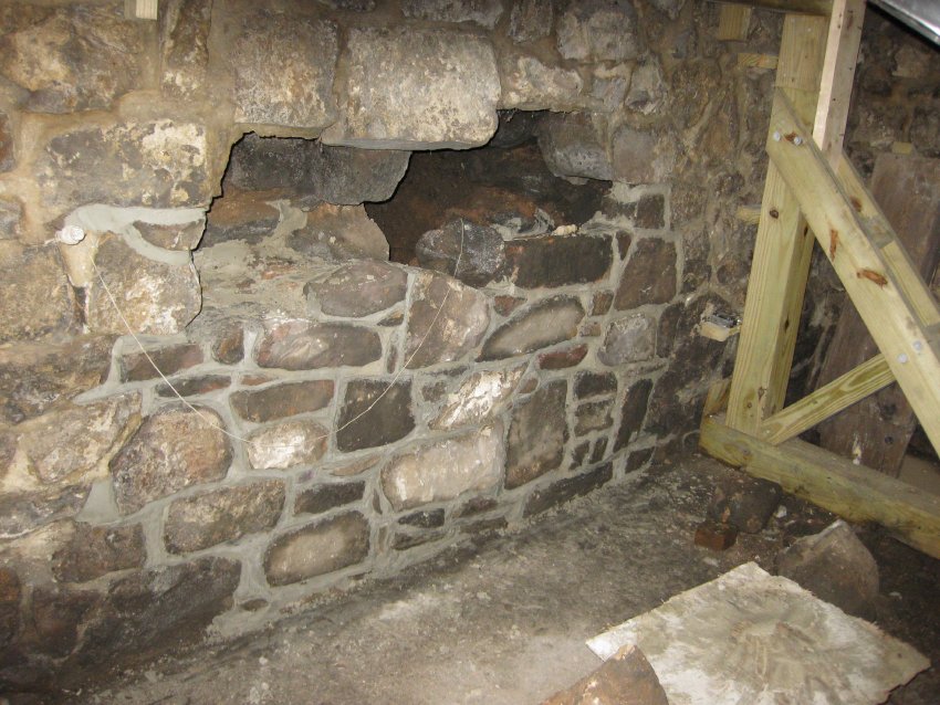 Michael Fulp House, interior nearly completely re-laid, #1118
