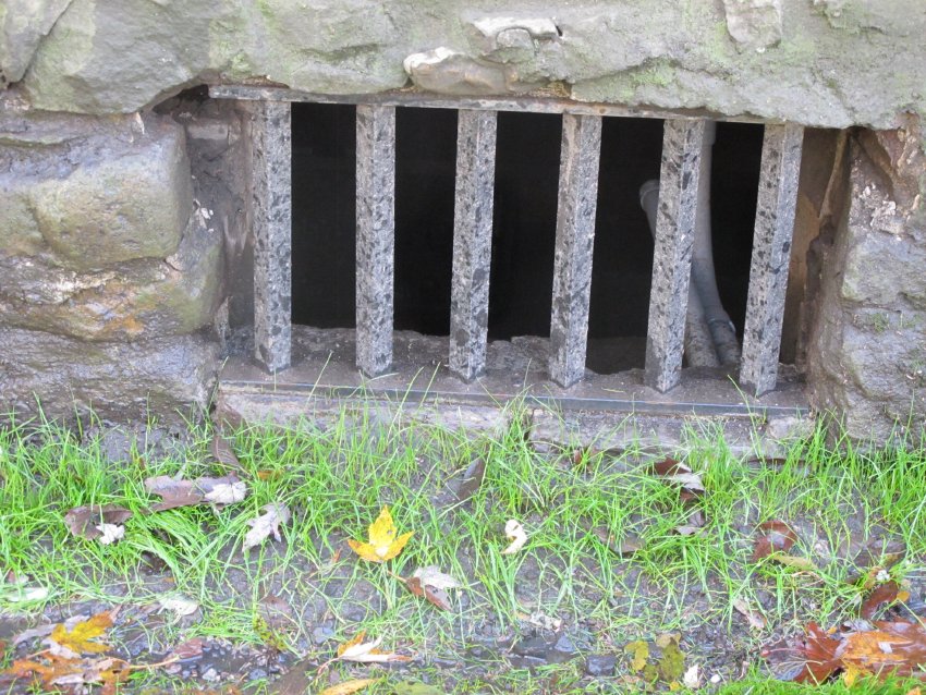 Michael Fulp House, replacement cellar vent grille (2011