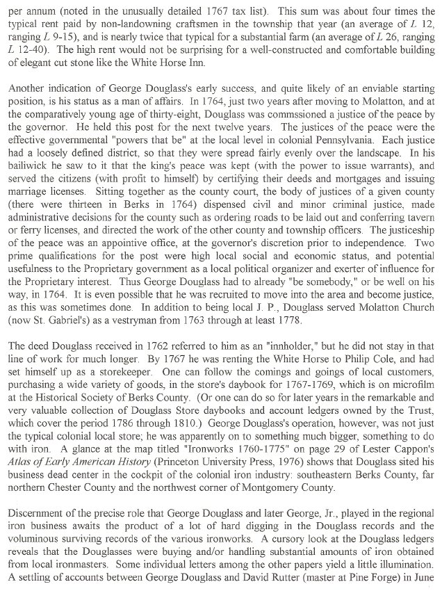 George Douglass House, Pendleton essay, page #3 (2003)