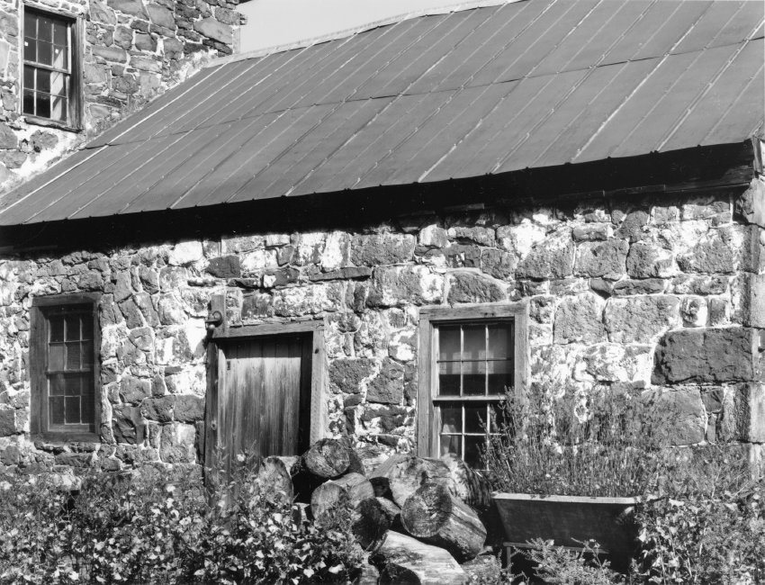 George Douglass House, southwest perspective view of early addition (c.1990