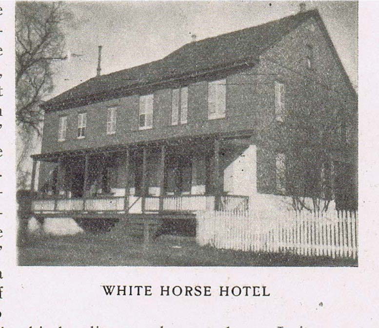White Horse Tavern, south perspective view (c. 1901-02)