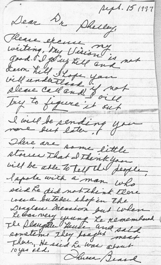 White Horse Tavern, copied chain of title, page #1, Theresa Beard Notes