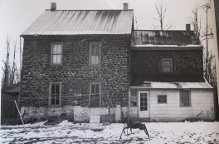 Image #4 is mid-20th century NE elevation, showing c. 1795-1805 masonry tav