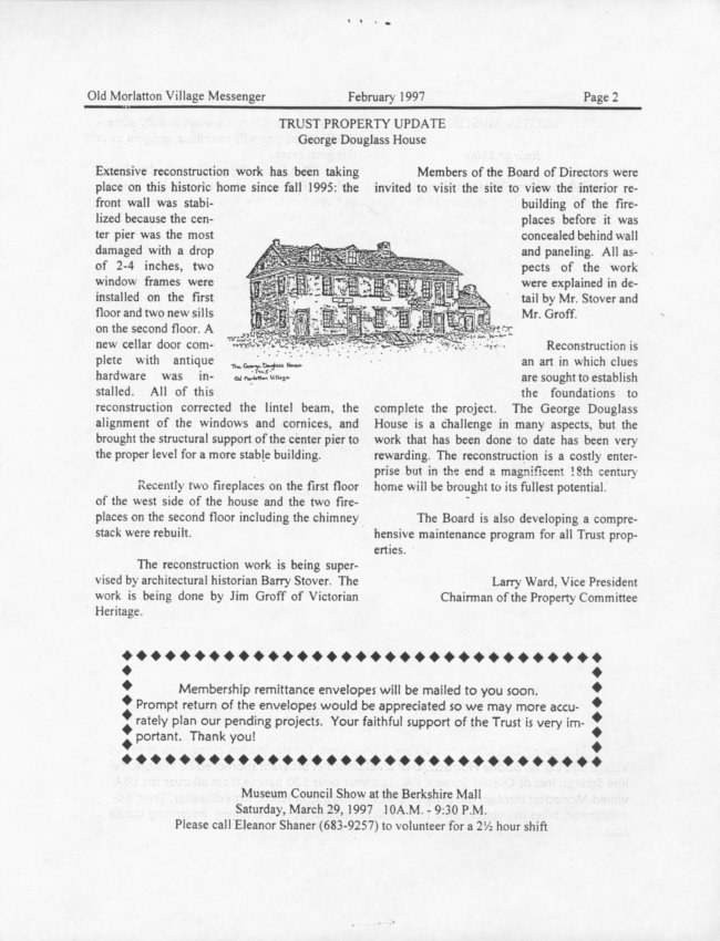 General, Trust newsletter, page 2, (Feb. 1997)
