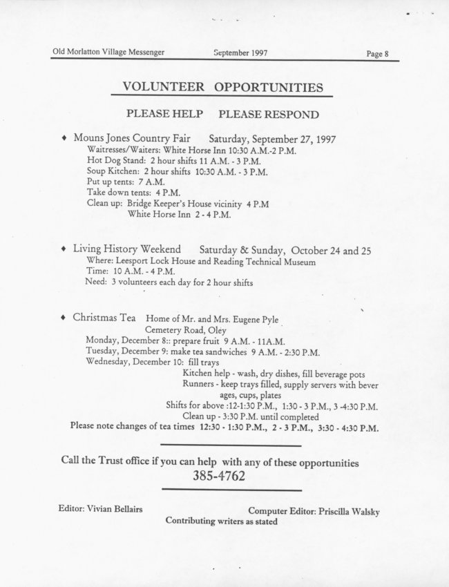 General, Trust newsletter, page 8, (Sep. 1997)