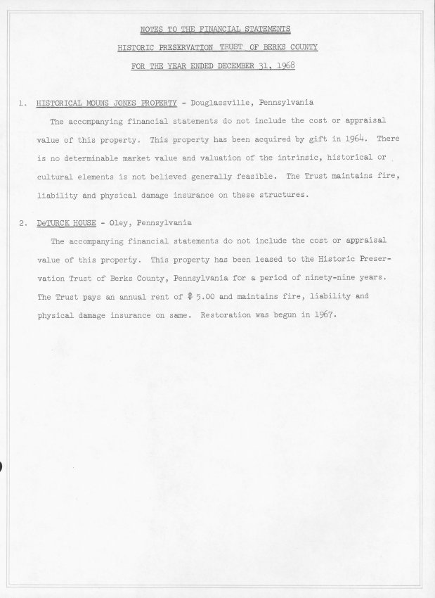 General, HPTBC annual report, page #3 (1968)