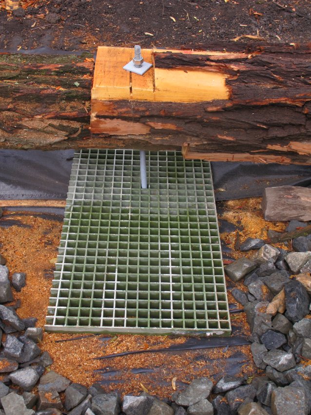 #14, 8243: bolted joint and grating for log-anchorage bearing material