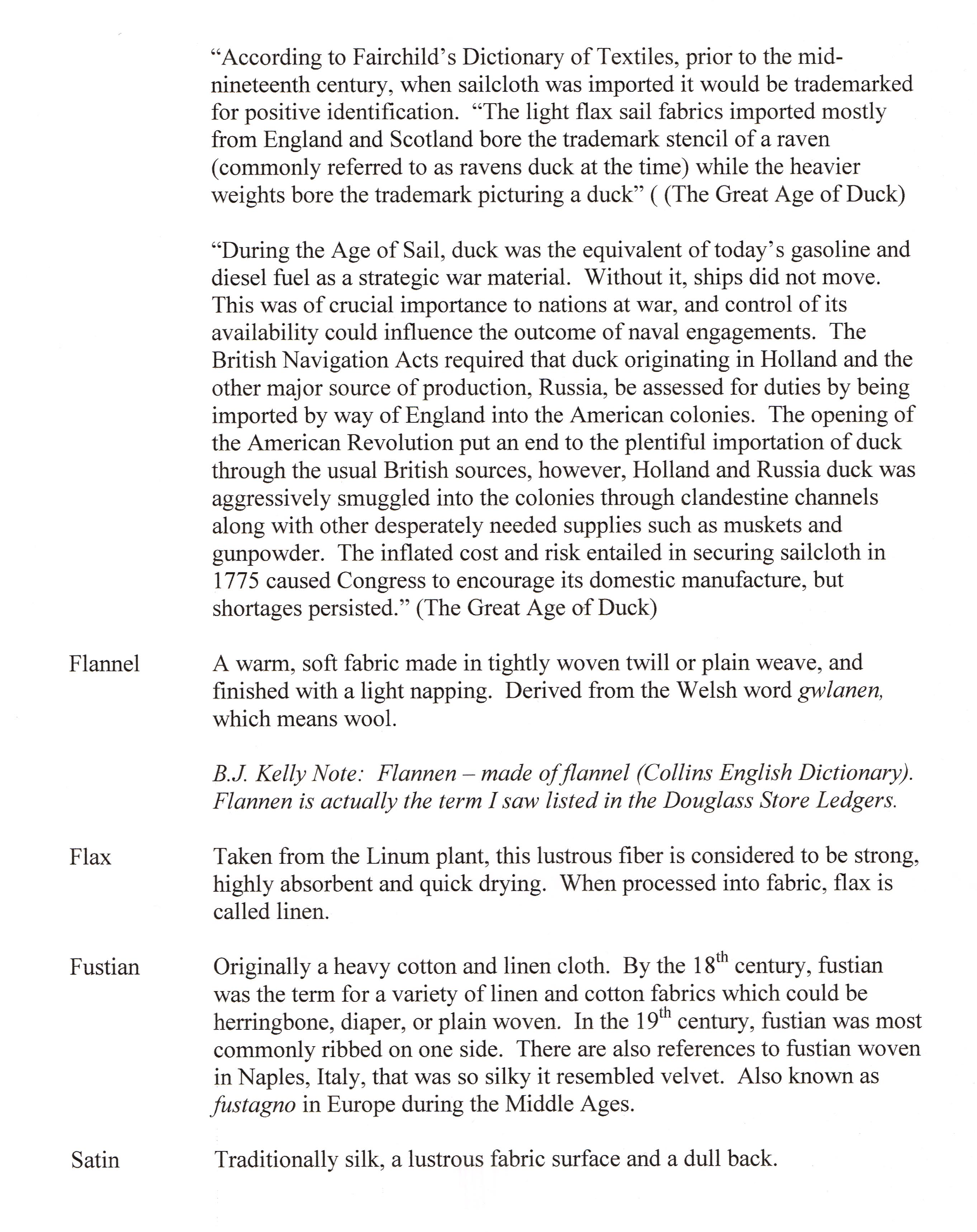 General Info,Textiles glossary, page #2 (2013)
