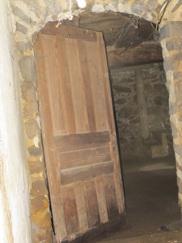 Image #4: Keim house stone-arched cellar door