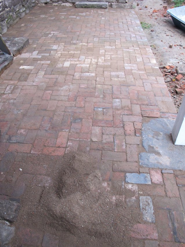 #6: 6027: Re-paved brick yard behind Douglass store