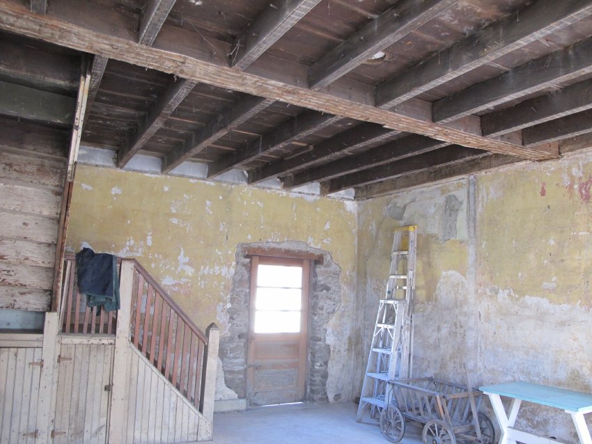 #7, 7687- Douglass/Amity store interior with original beaded joists