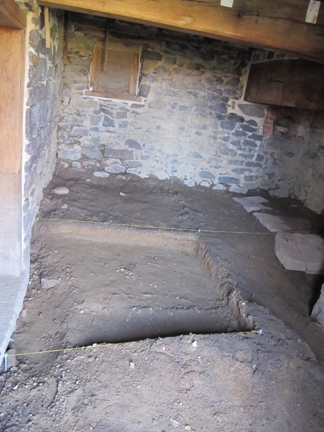 #17, 7682-First excavated archaeological unit in DeTurk