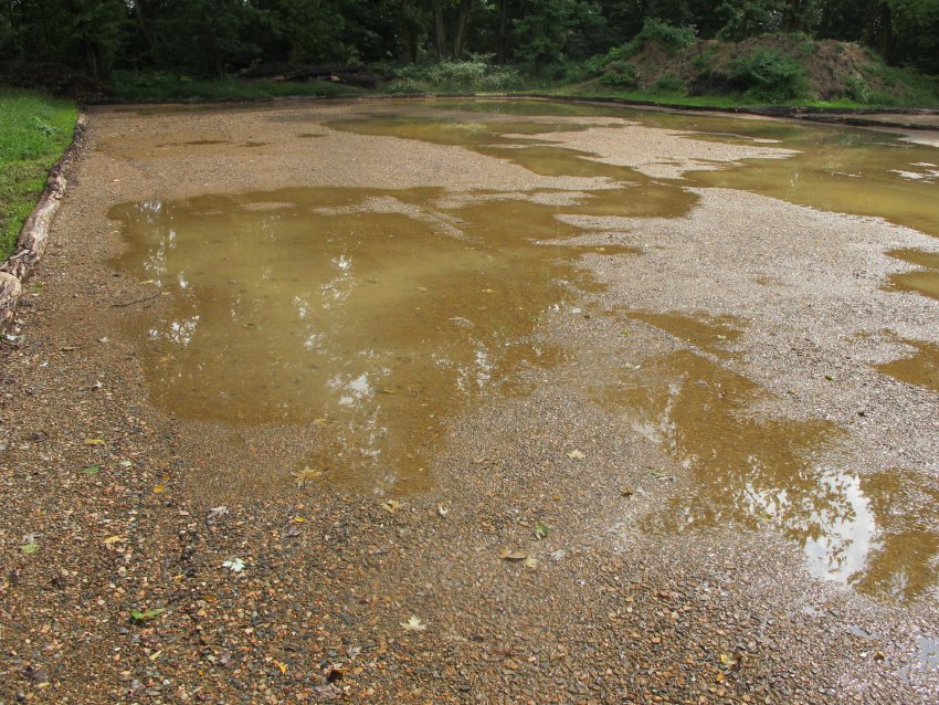 #8, 64: Parking area #2 24 hours after heavy rainfall