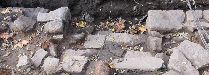 #2: Detail of steps and passage opening in foundation