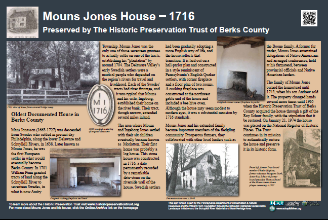 Mouns Jones House Wayside Sign, image 2